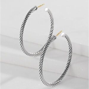 David Yurman Cable Hoop Earrings